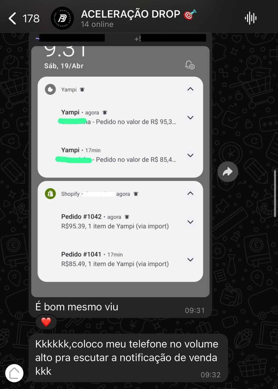 Kennedy 🔥 Vende todos os dias com sua loja Nichada Aluno do Aceleração desde Fev 2025