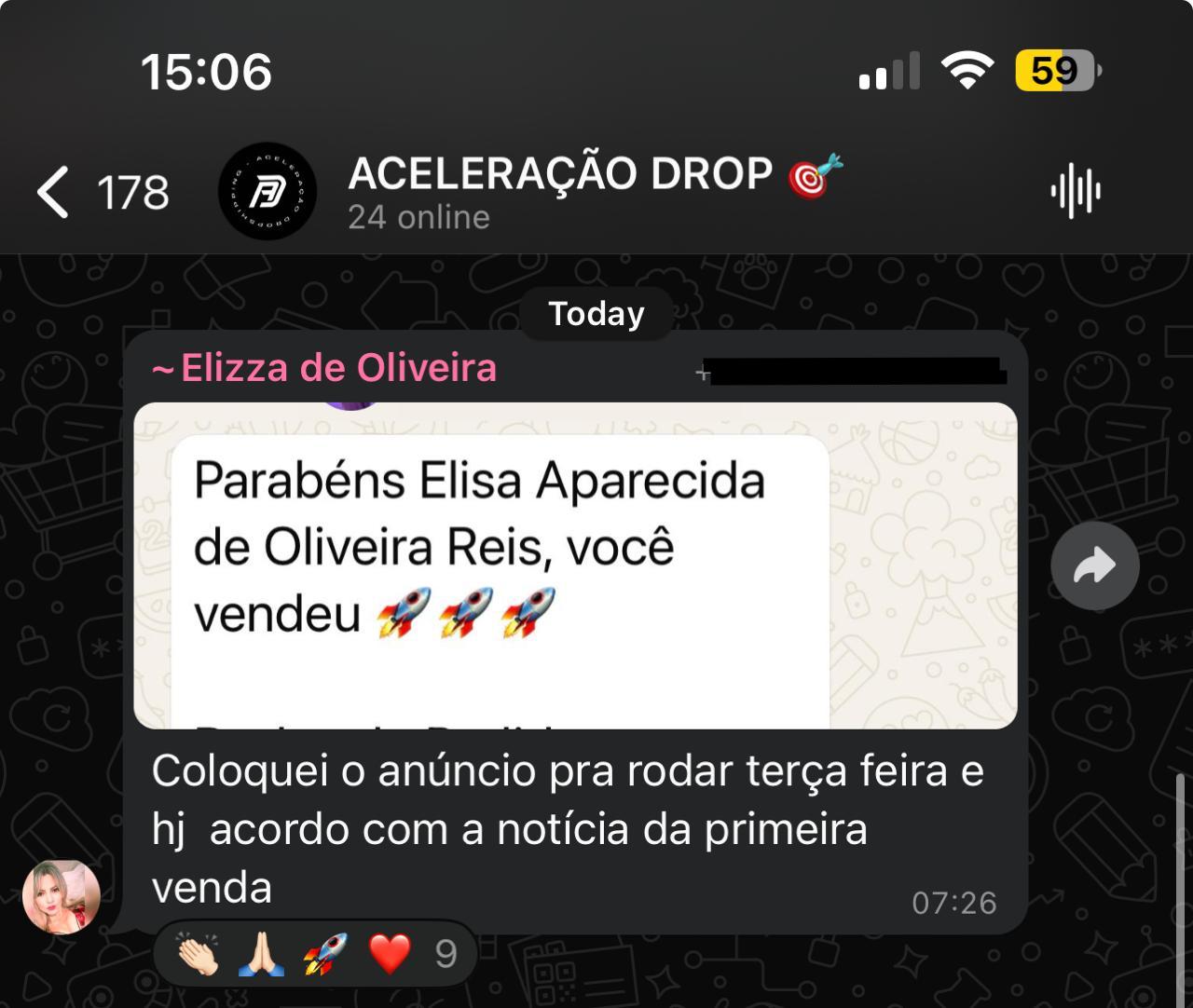 Do zero à primeira venda em 48 horas. Seguiu o plano, ativou, vendeu.